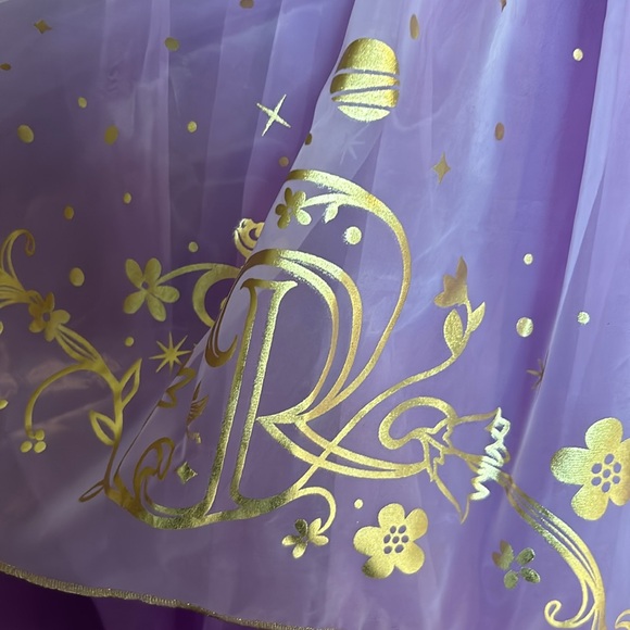NEW NWT Disney Tangled Rapunzel Dress Costume - Picture 3 of 8